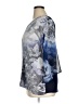 Christopher & Banks 100% Polyester Gray 3/4 Sleeve Blouse Size XL - photo 5