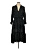 Zara Polka Dots Black Casual Dress Size L - photo 1