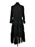 Zara Polka Dots Black Casual Dress Size L - photo 2