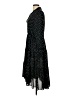 Zara Polka Dots Black Casual Dress Size L - photo 5