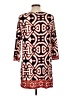 Laundry by Design Print Orange Casual Dress Size 10 - photo 2