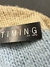 Timing 100% Acrylic Color Block Blue Pullover Sweater Size S - photo 8