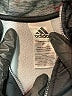 Adidas 100% Polyester Gray Track Jacket Size 8 - photo 3