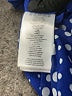 MICHAEL Michael Kors 100% Polyester Polka Dots Blue Cocktail Dress Size 6 - photo 8