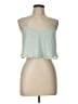 Mable 100% Polyester Green Sleeveless Top Size L - photo 1
