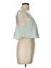 Mable 100% Polyester Green Sleeveless Top Size L - photo 4