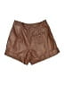 Maeve 100% Polyurethane Metallic Brown Shorts Size 2 Petite - photo 2