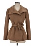 Cole Haan Brown Wool Coat Size 4 - photo 1