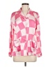 Unbranded Color Block Pink Long Sleeve Blouse Size M - photo 1