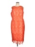 Carlisle 100% Polyester Orange Cocktail Dress Size 16 - photo 1