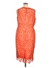 Carlisle 100% Polyester Orange Cocktail Dress Size 16 - photo 2