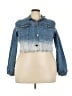 Lane Bryant Blue Denim Jacket Size 24 - photo 1