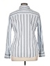 Worthington Stripes Silver Long Sleeve Button-Down Shirt Size XL - photo 2