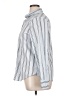 Worthington Stripes Silver Long Sleeve Button-Down Shirt Size XL - photo 5