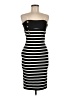 RIVIR Stripes Black Cocktail Dress Size M - photo 1