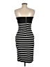 RIVIR Stripes Black Cocktail Dress Size M - photo 2