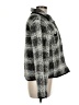 Dylan 100% Polyester Plaid Gray Faux Fur Jacket Size M - photo 4