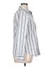 Worthington Stripes Silver Long Sleeve Button-Down Shirt Size XL - photo 4