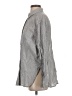 OUTERKNOWN 100% Cotton Chevron-herringbone Gray Long Sleeve Button-Down Shirt Size M - photo 5