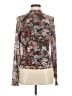Assorted Brands Floral Brown Long Sleeve Blouse Size M - photo 1