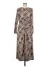 Unbranded Paisley Brown Casual Dress Size M - photo 1