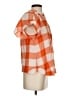 Maeve Checkered-gingham Orange Short Sleeve Blouse Size S - photo 4