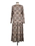 Unbranded Paisley Brown Casual Dress Size M - photo 2
