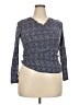 Brina & Em Blue Long Sleeve Blouse Size XXL - photo 1