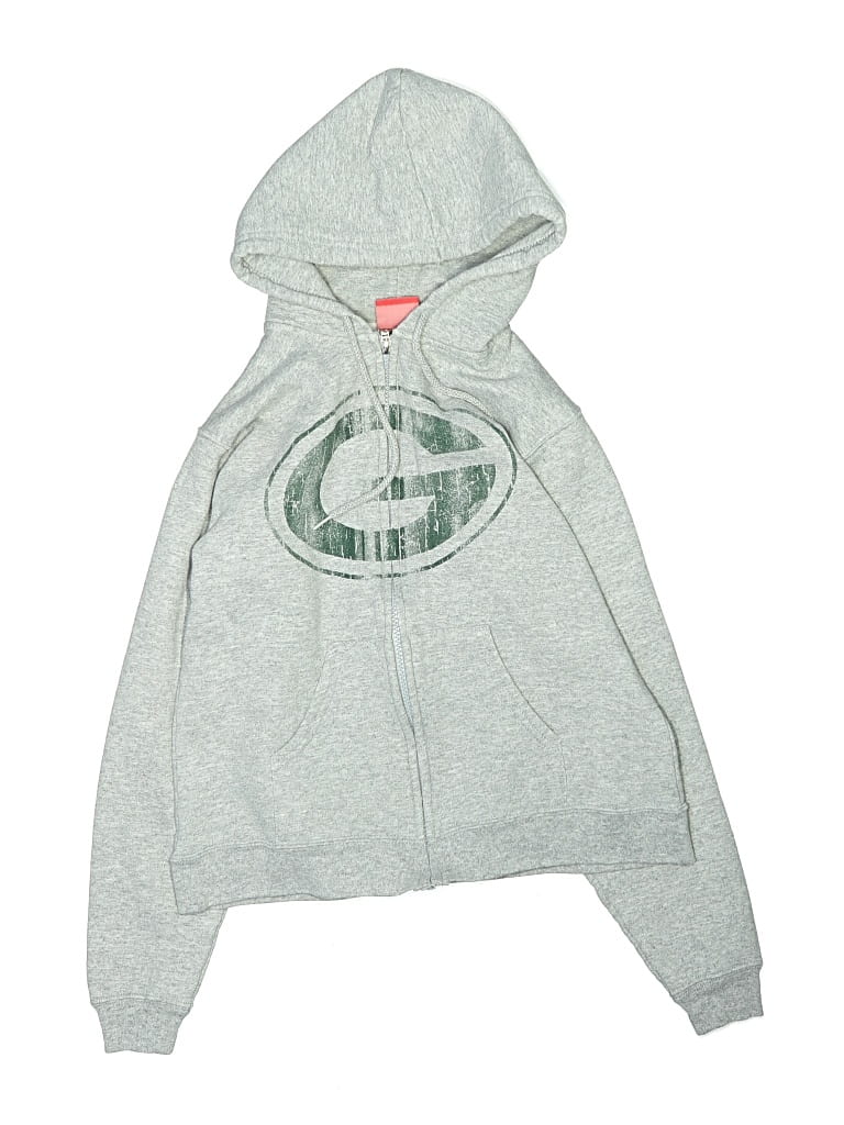 Pre-owned Nfl Kids' Zip Up Hoodie In Gray
