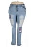 C established 1946 Floral Blue Jeggings Size 18W - photo 1