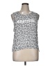 Grayson Threads Animal Print Gray Sleeveless T-Shirt Size XL - photo 1