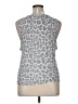 Grayson Threads Animal Print Gray Sleeveless T-Shirt Size XL - photo 2