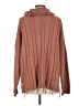 Umgee Brown Turtleneck Sweater Size M - photo 2