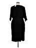 Suzanne Betro Solid Black Cocktail Dress Size 1X - photo 2