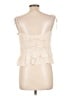 Zara Ivory Sleeveless Blouse Size L - photo 2
