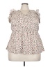 Shein Curve 100% Polyester White Sleeveless Blouse Size 3X - photo 1