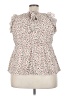 Shein Curve 100% Polyester White Sleeveless Blouse Size 3X - photo 2