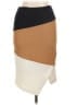 HD in Paris Color Block Brown Casual Skirt Size 10 (petite) - photo 1
