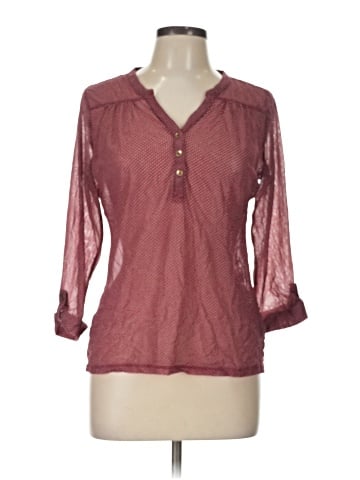 Outback Red Long Sleeve Henley (view 1)