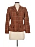 Talbots 100% Wool Plaid Brown Wool Blazer Size 4 - photo 1