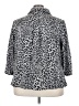 Shein Curve Animal Print Silver 3/4 Sleeve Blouse Size 4X - photo 2