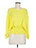 Vince Camuto 100% Polyester Yellow Long Sleeve Blouse Size M - photo 1
