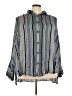 Angie 100% Rayon Gray Long Sleeve Blouse Size 3X - photo 1