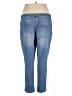 Woman Within Solid Blue Jeans Size 22 - photo 2
