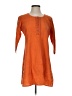 Assorted Brands Orange Casual Dress Size S - photo 1