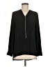 Trouve 100% Polyester Black Long Sleeve Blouse Size M - photo 1