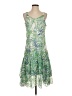 Tango Mango Tropical Green Cocktail Dress Size P (petite) - photo 1