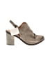 Naughty Monkey 100% Leather Gray Heels Size 8 - photo 1