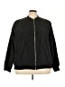 In'Voland 100% Polyester Solid Black Track Jacket Size 24W - photo 1