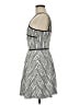Express Chevron-herringbone Silver Cocktail Dress Size 8 - photo 5